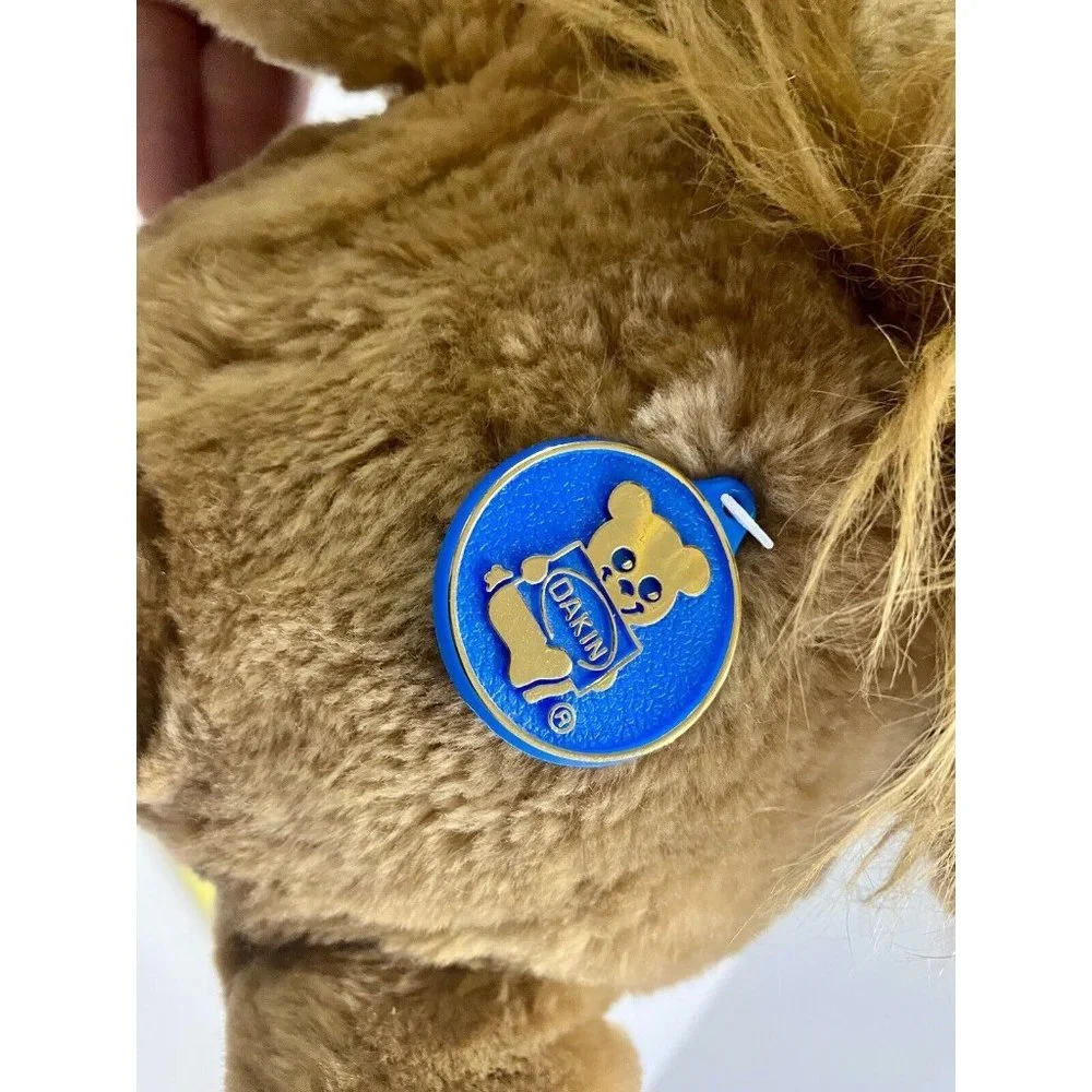 Dakin Ludicrous Lion Plush Nature Babies Stuffed Animal Vintage 1982‎ 10” READ